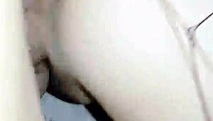 I'm bending over in stockings for passionate anal sex at home.