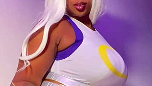 horny hero mirko helps with training