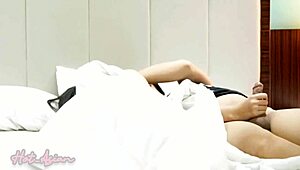 I fucked a Chinese girl with a sucking pussy and came inside.