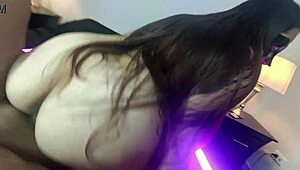 husband cums inside listening to wife talk about lovers in swinger cuckold life