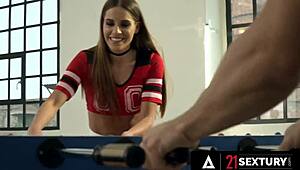 Eveline Dellai takes cock deep in ass