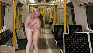 preview of stripping and masturbating on metro with agarabas and olpr