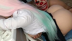 amazing anal fuck in pov cute stepdaughter gets ass fucked huge cock inserted inch by inch