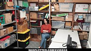 Oh No, Hot Teen Tory Bellamy Got Caught Stealing And Was Offered Cock Instead!