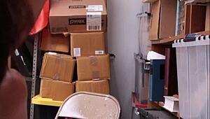 cute brunette teen 18+ shoplifter strip searched and fucked - penelope reed