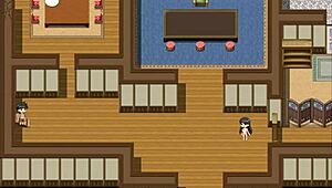 In this NTR hentai RPG, boy hero Ken gets cuckolded by grandpa in haunted house ep4 😈