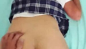 Estudiante Rica Cogida En Uniforme