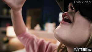 Tiny Masturbating Teen 18+ Has Threesome With Bbw Stepmom And Stepdad