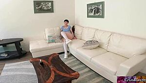 stepbrother fucks stepsisters lesbian girlfriend