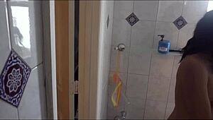 stepmom showers with stepson