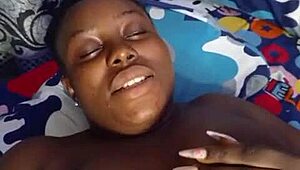 horny milf gets a good dicking after fingering herself