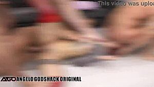 new babe shana grimoire goes 100 hell very rough with anal fisting