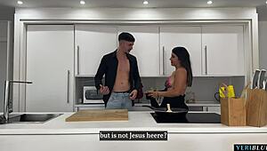 This Big-Ass Colombian Milf Got FUCKED By Her Boyfriend's Friend In His House