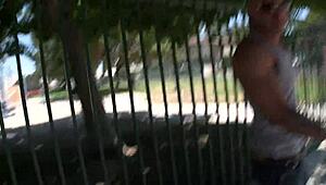 I'm this short-haired brunette milf getting fucked by a huge cock, oh god!