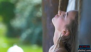 Watch gloria sol strip outdoors? This milf shows off perfectly!