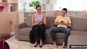 younger stepmommy stacy cruz takes sex test with young not son