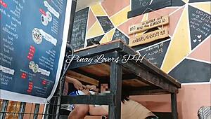 i fuck my girlfriend in a public restaurant