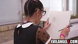 kinky painter getts 3 huge bbc yves morgan eva generosi little 18+ maly mannie coco