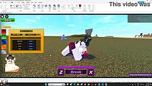 Whorblox makes her first try in the game, but it's pretty glitchy and fun