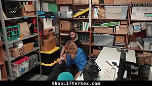 Female LP Officer Krissy Lynn ASKS Stealing Guy to SATISFY Her WET CUNT