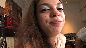 i fuckd hot pussy brunette teen hailey scott in fishnets