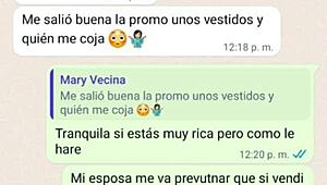 Intriguing online chat with a mature latina amateur in mexican web session