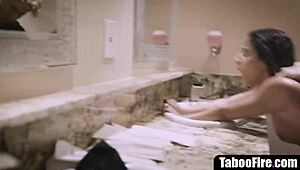 I fucked my slutty wife right after she fucked the waiter.