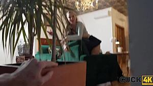 Cuck4k: Cuckold Husband Films His Hot Wife Cheating With Stranger