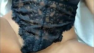 a beautiful indian babe gets filmed on iphone during a homemade video at home