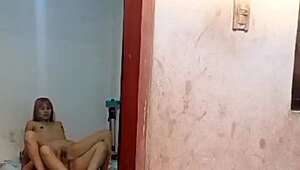 i surprise my stepbro jerking off and suck his dick then he fucks me deliciously, keep going baby