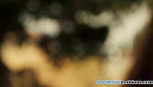 Prisoner squirting during fingering by marshal