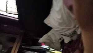 The sexy ass latina rides a big dick passionately in this amateur scene.