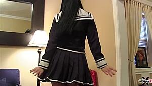 canadian nyssa nevers masturbates pussy with toys and squirts