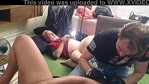 tattoo session unexpectedly turns into wild orgy with mirella mansur and others
