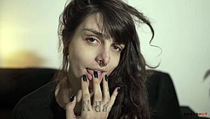 morena delicia masturbates and squirts all over the place, soaking everything