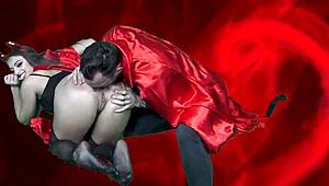 busty brunette plays dirty devil on camsoda