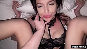 Submissive babe, did he rearrange your guts rough?