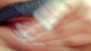 Watch this excited whore get wet and send me a video?