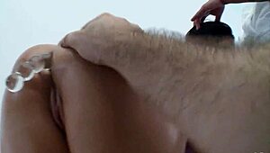 latina with big tits and round ass gets hard anal from fat cock agent