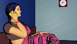 quenching her pussy thirst with nephew sex