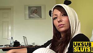 Sexy girls with natural tits enjoy pussy destruction delight 😏