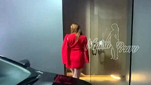 I Called A Gigolo Without My Slave Knowing! Redhead Milf With Big Tits!