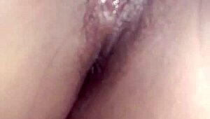 She masturbates intensely for her man