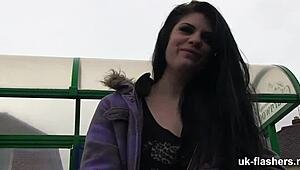 Lucia Takes On Any Public Challenge!