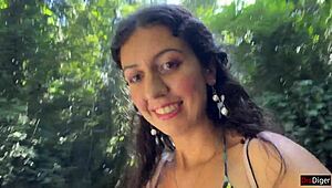 cum on face in public locker room and cumwalk at the waterfall, sloppy and sexy!!