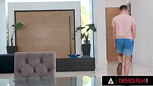 Kai Jaxon Pounds Step Cousin Dylan Moore in Doggystyle Fuck