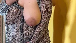 Big Boobed Slut Wife With Shaved Pussy Let Me Cum Inside Her With A Chance Of Impregnation - Side View