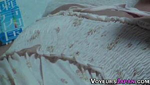 asian teen 18+ toying muff on hidden cam 😳