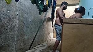 brazilian naughty teacher fucks her student, homemade, clothes ripped, ass dripping cum, big natural tits and ass covered