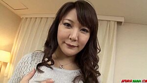 Hinata Komine Gets Stiff Toys in Her Mature Pussy and Ass - More at Japanesemamas Com